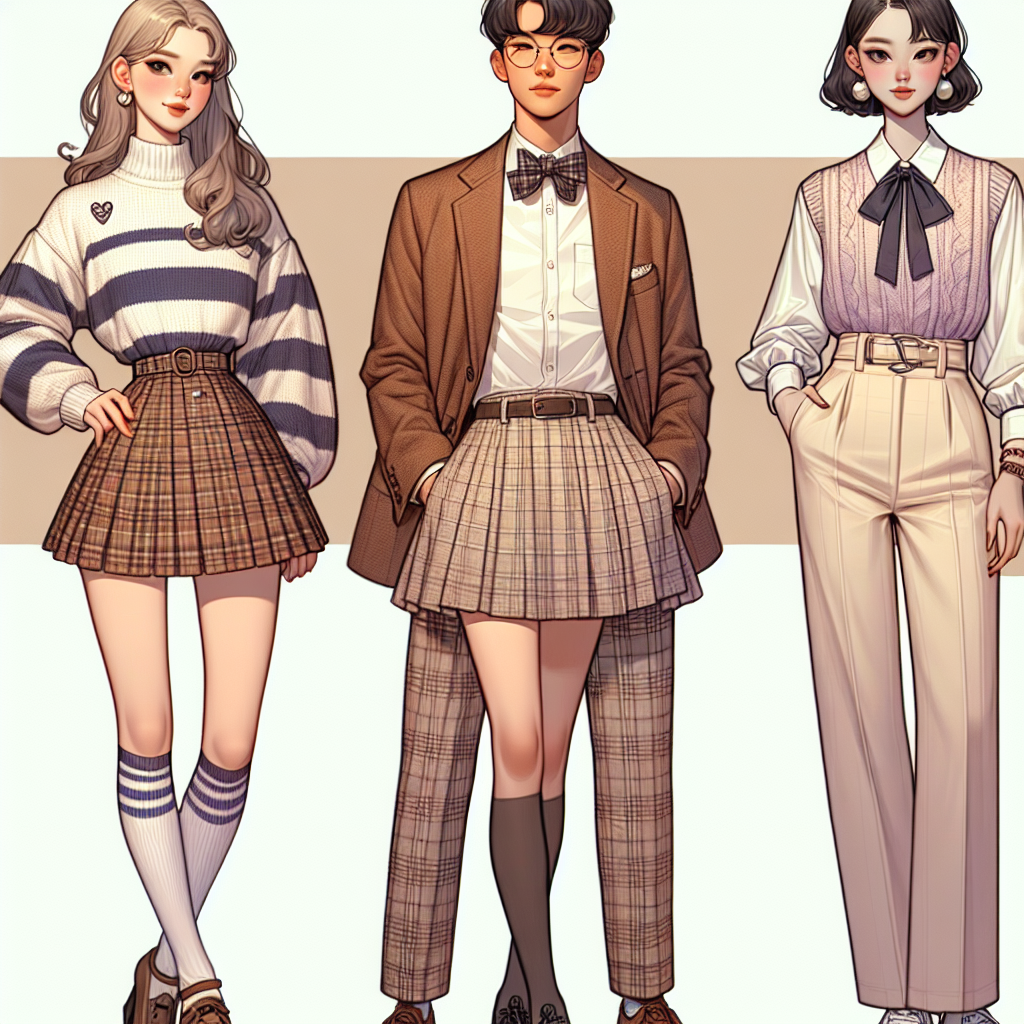 Kebutuhan Fashion Preppy Korea